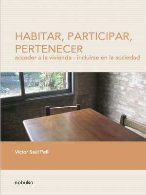 cover image of Habitar, participar, pertenecer
